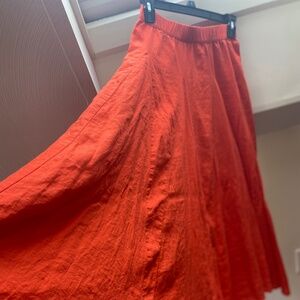Universal Threads Orange Maxi Skirt XS